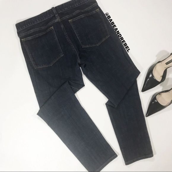 J. CREW Dark Wash Toothpick Ankle Jeans Size 28 - Picture 3 of 7